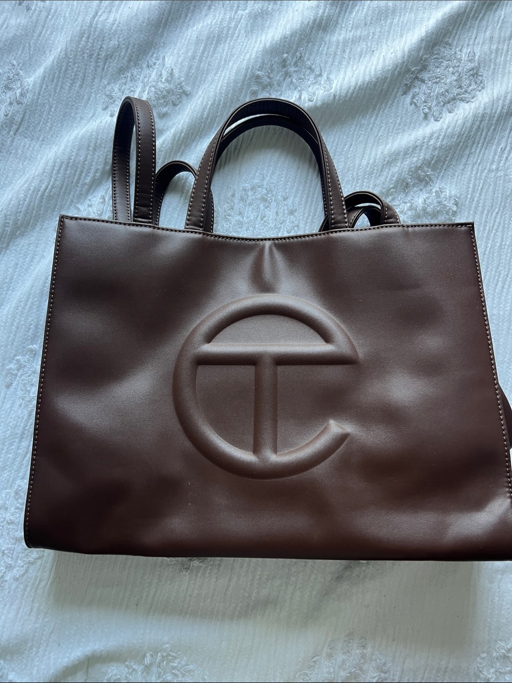Telfar Brown Shopping Tote
